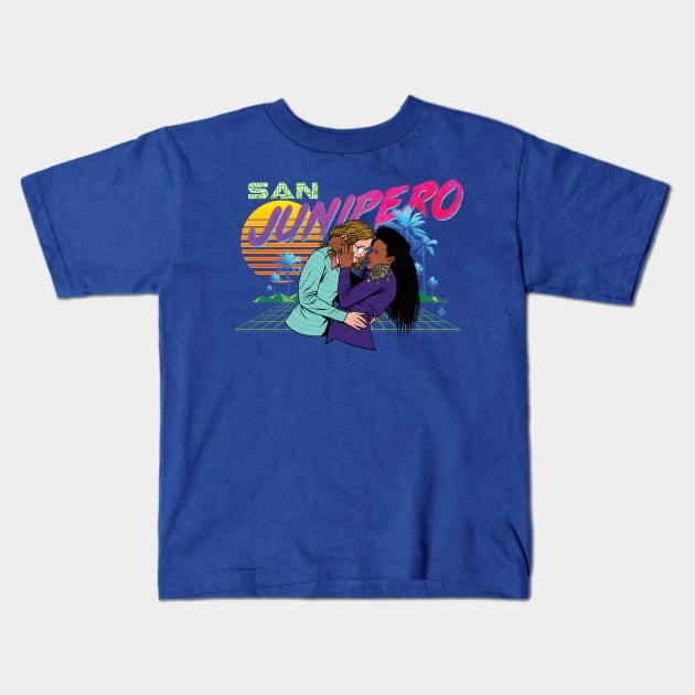 San Junipero Kids T-Shirt by DSTRBO